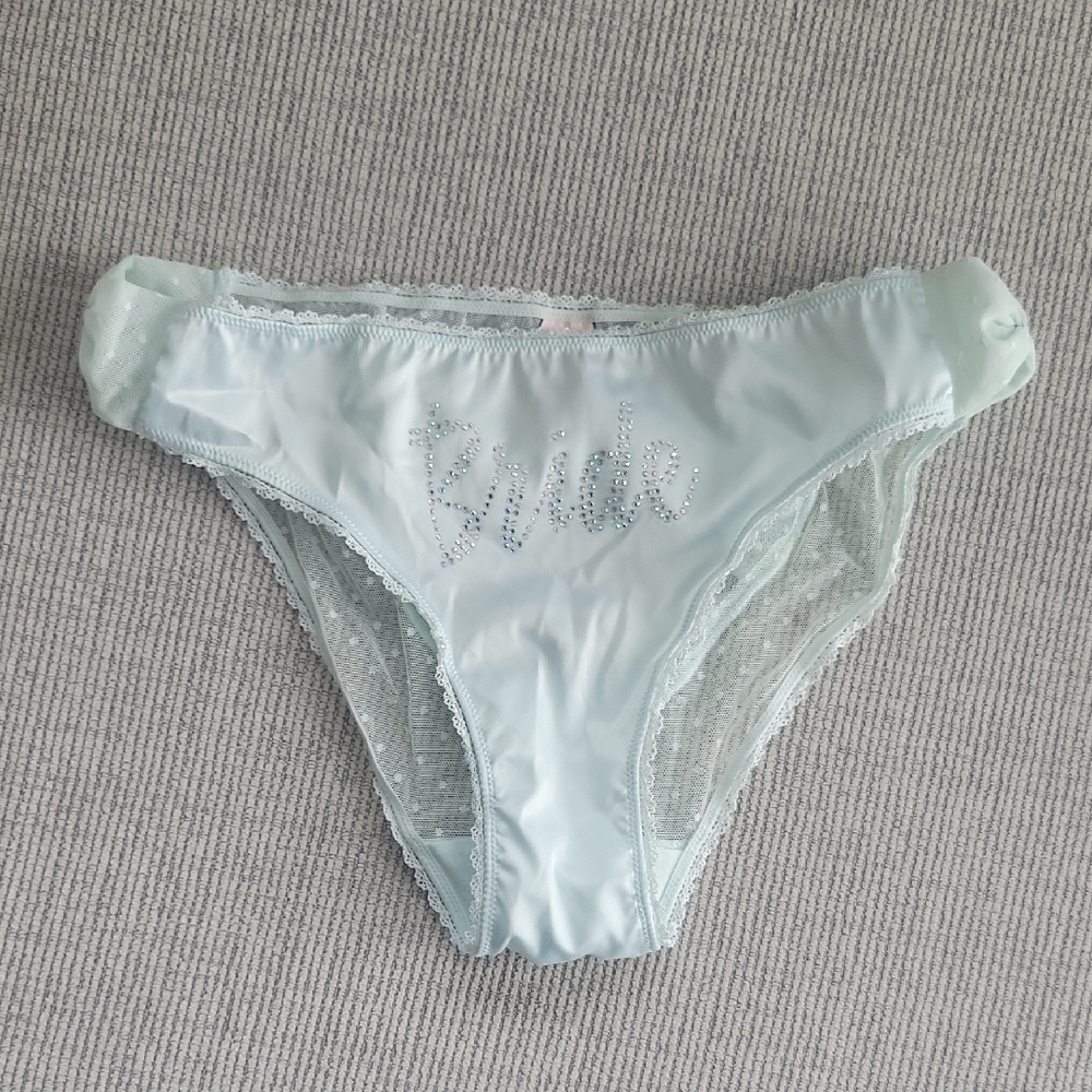 Victoria's Secret Mint Bridal Panties